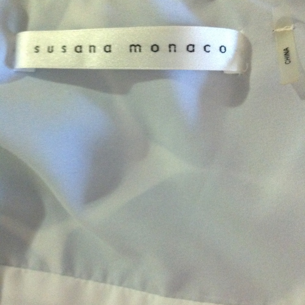 Gorgeous Susana Monaco blue giraffe print dress - Picture 5 of 6